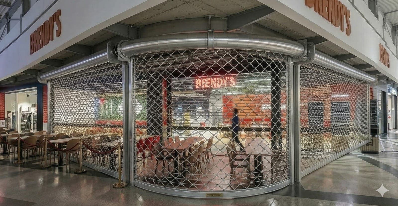 Rideau Cobra en mailles