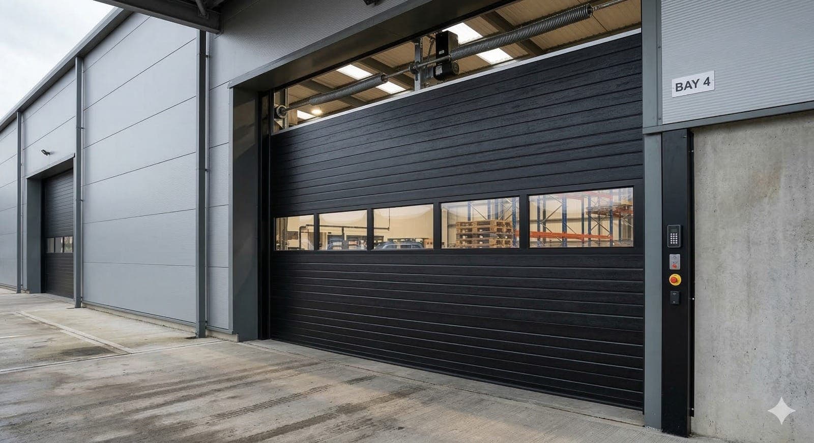 Porte sectionnelle industrielle