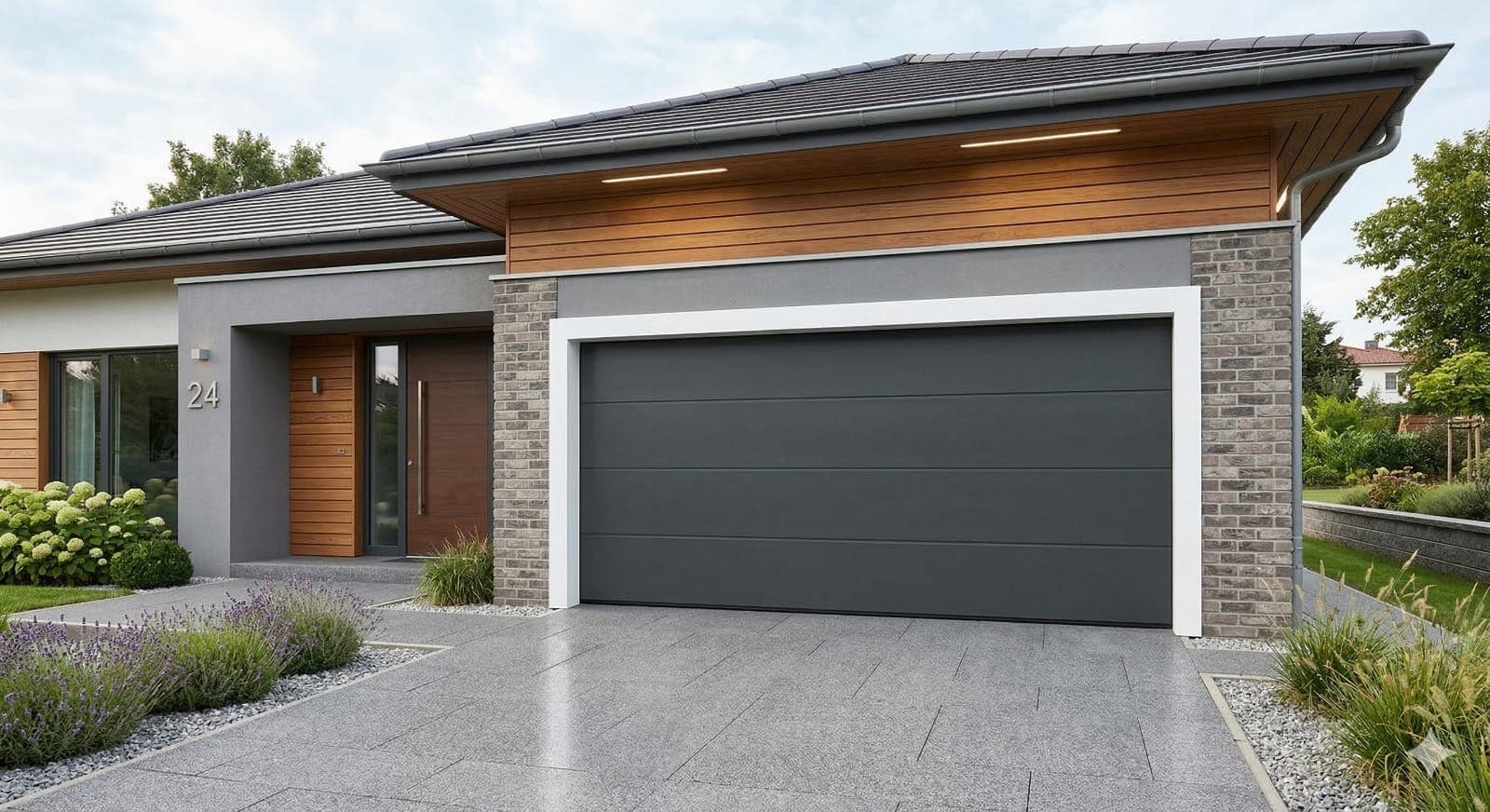 Porte sectionnelle résidentielle